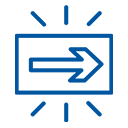 Icon of an arrow pointing right