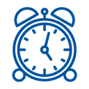 Icon of an alarm clock